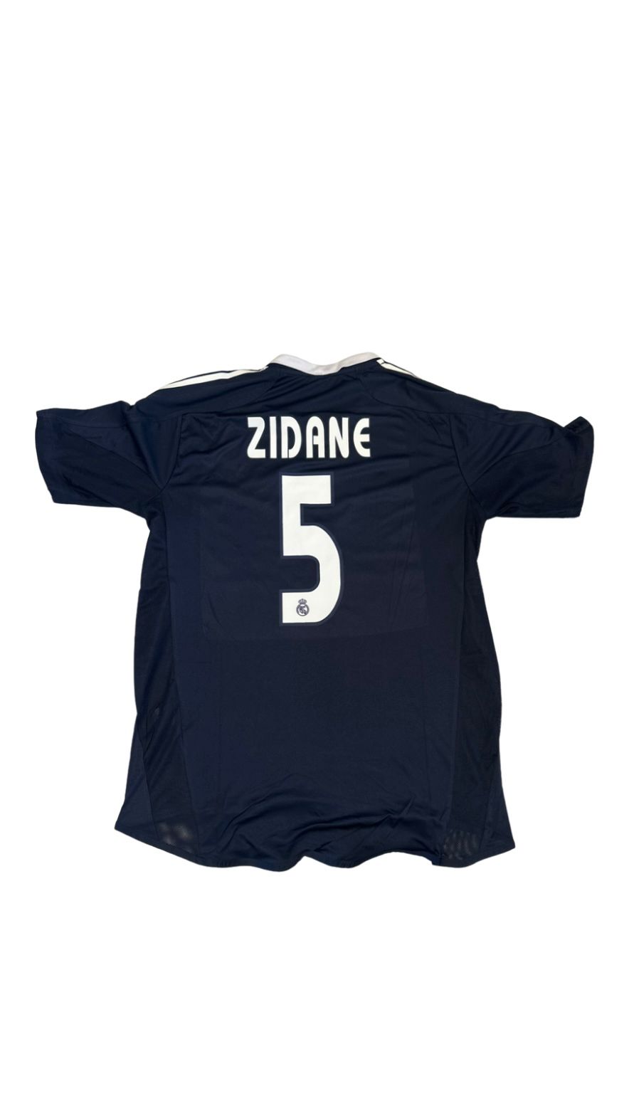 Camiseta Real Madrid 2003-2004 Visitante Zidane #5 Retro Adidas
